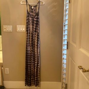 Tie dye long dress